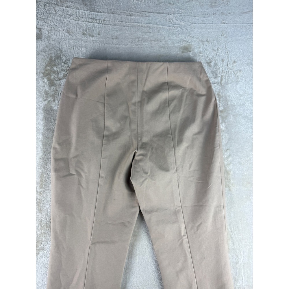 Lands End Womens 12 Mid Rise Slim Leg Bi-Stretch Khaki Pants Side Zip NEW - Picture 13 of 16